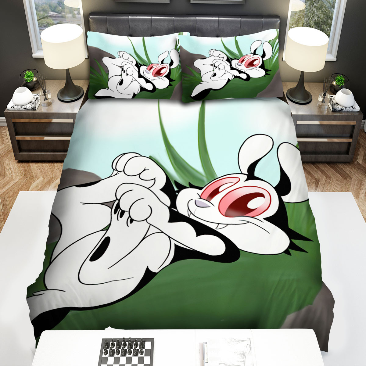 bunnicula on the grass duvet cover bedroom sets comfortable bedding sets zsf7x