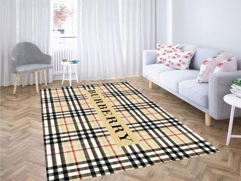 burberry pattern and font logo carpet rug 1601885465949 1601885465949