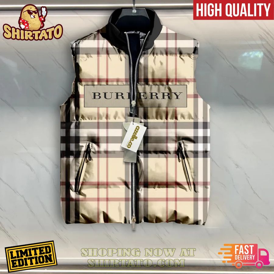 burberry plaid pattern sleeveless down jacket style 03 1 FlAuC