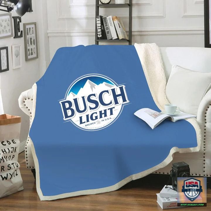 busch light soft blanket woven blanket eswfe