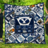 byu cougars 3d customized quilt blanket