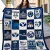 byu cougars quilt blanket for fans home decor gift 2