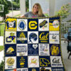 california golden bears 2 quilt blanket for fans home decor gift