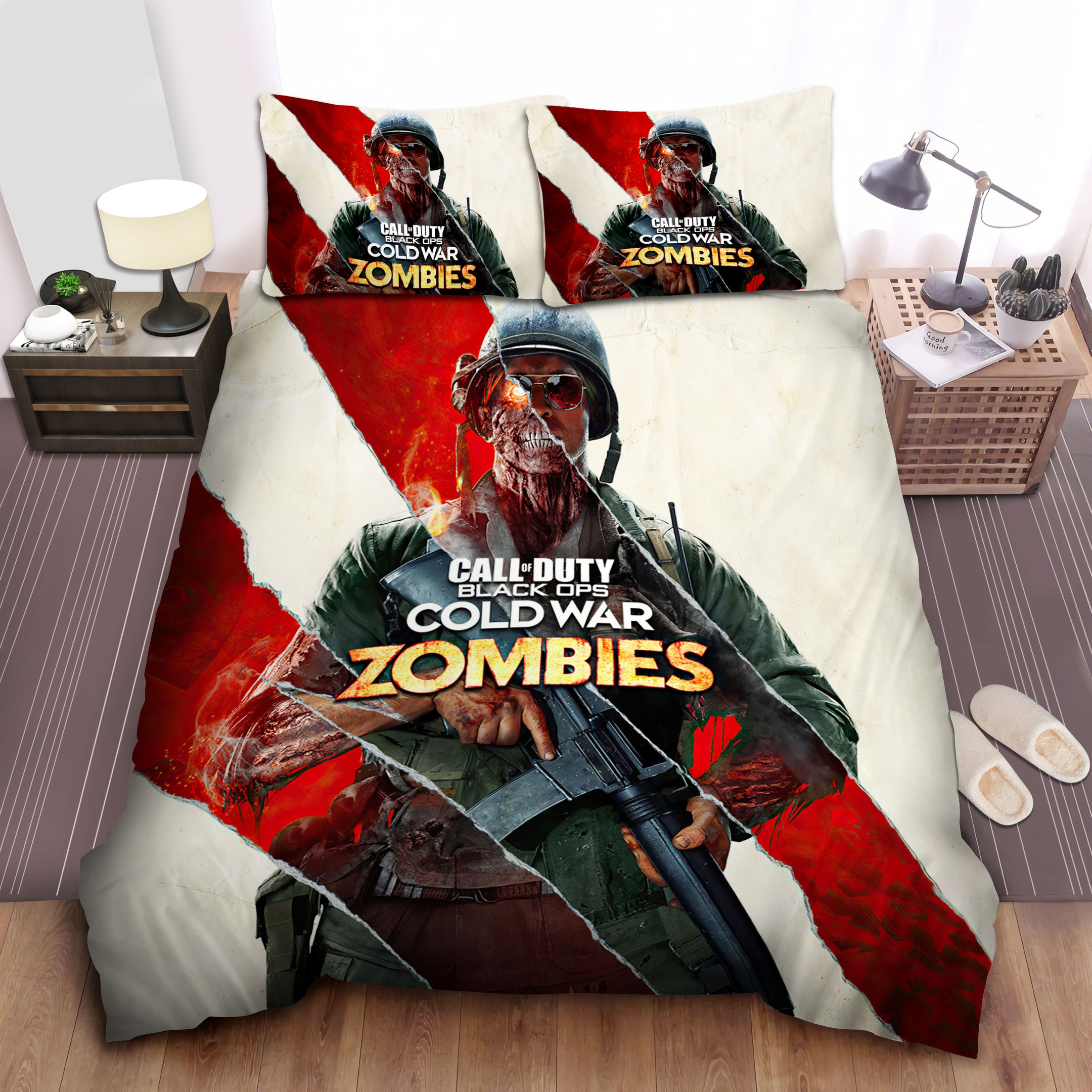 call of duty cold war zombies duvet cover bedroom sets comfortable bedding sets pvbnd