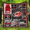 carolina hurricanes 1 quilt blanket for fans home decor gift