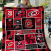 carolina hurricanes 3 quilt blanket for fans home decor gift