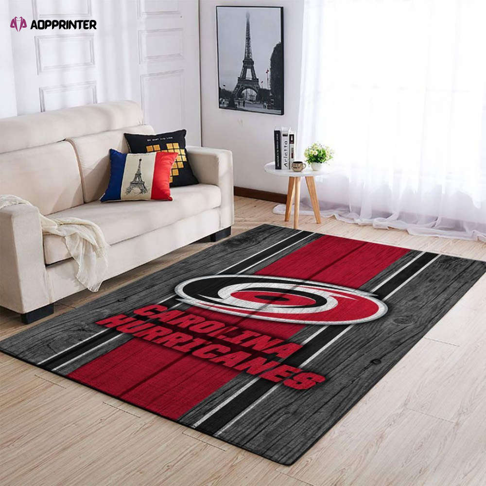 carolina hurricanes rug living room floor decor fan gifts 3