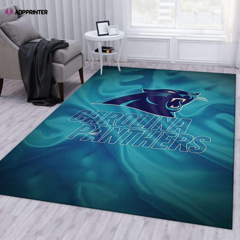 carolina panthers american rug living room floor decor fan gifts 3