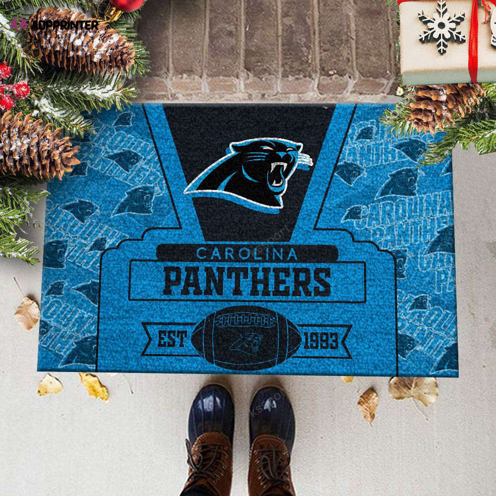 carolina panthers doormat best gift for home decor