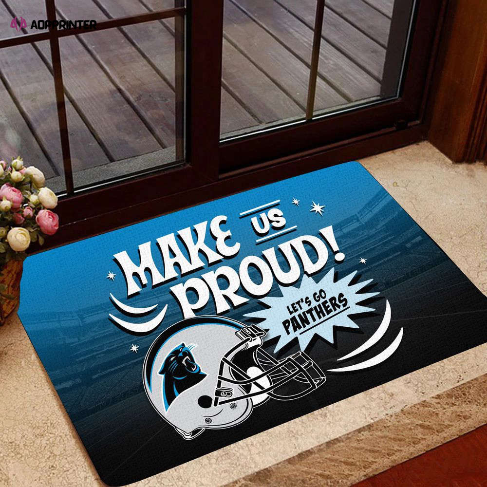 carolina panthers doormat gift for home decor