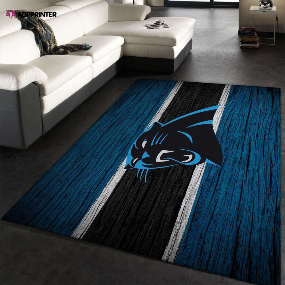 carolina panthers rug living room floor decor fan gifts 131