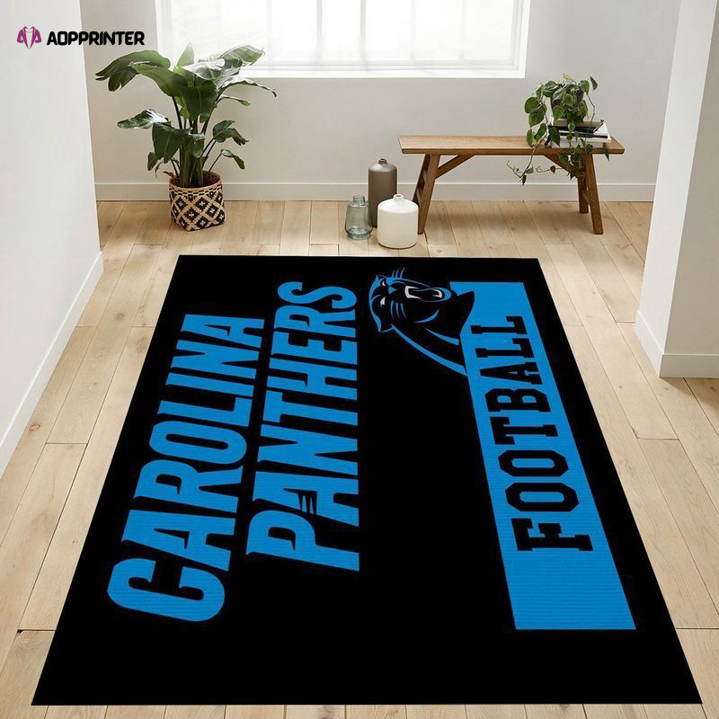 carolina panthers rug living room floor decor fan gifts 143