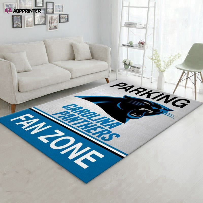 carolina panthers rug living room floor decor fan gifts 159