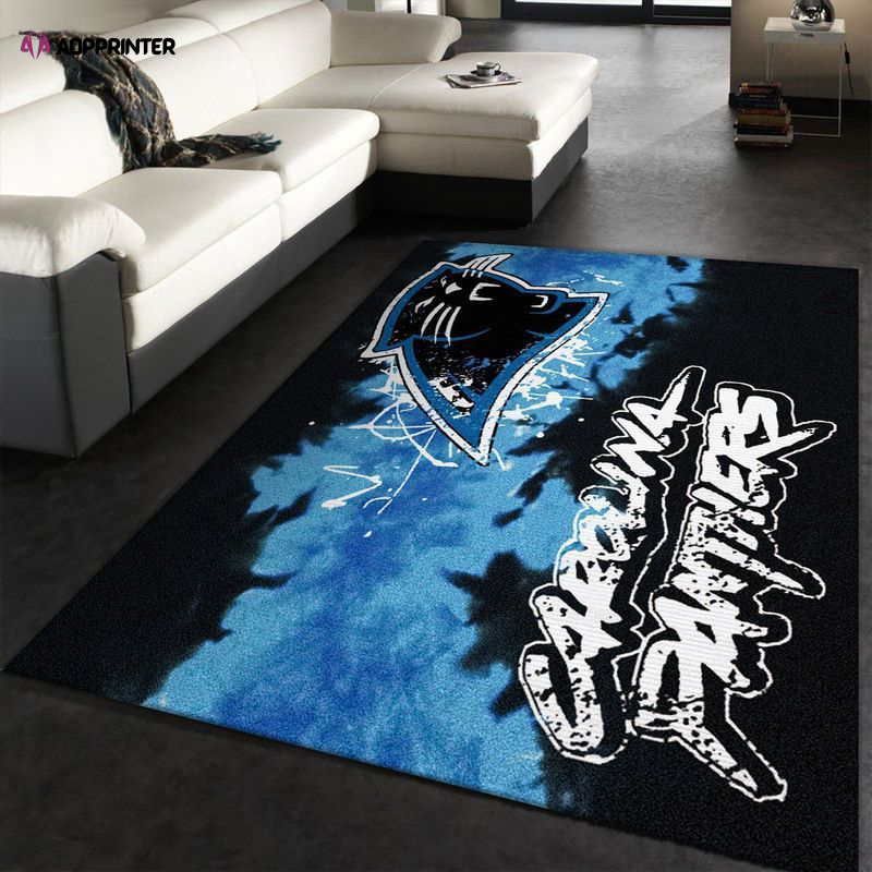 carolina panthers rug living room floor decor fan gifts 176