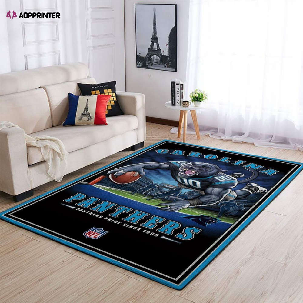 carolina panthers rug living room floor decor fan gifts 260