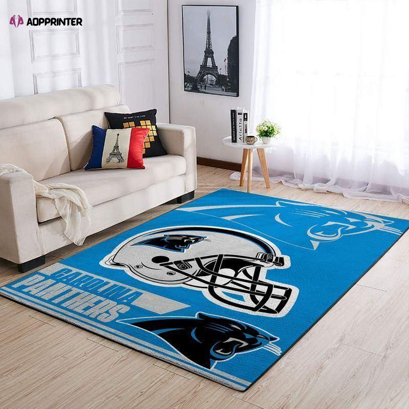 carolina panthers rug living room floor decor fan gifts 275