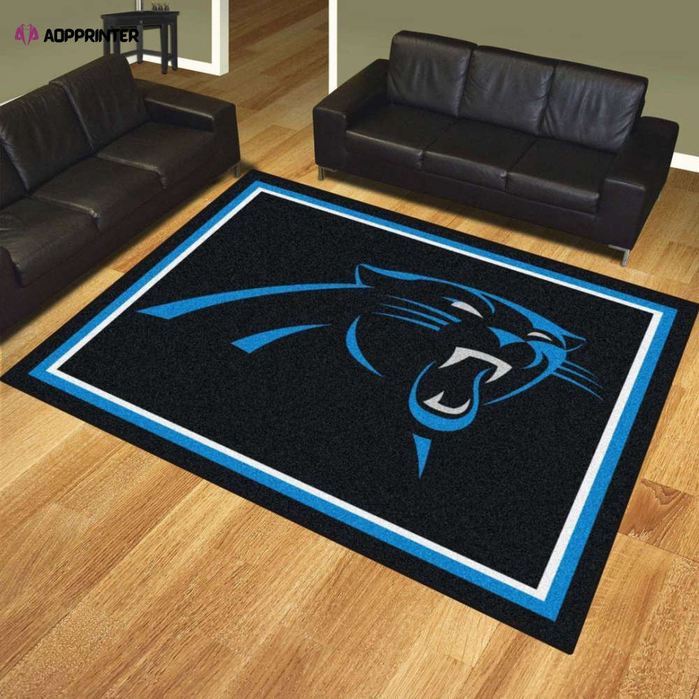 carolina panthers rug living room floor decor fan gifts 281