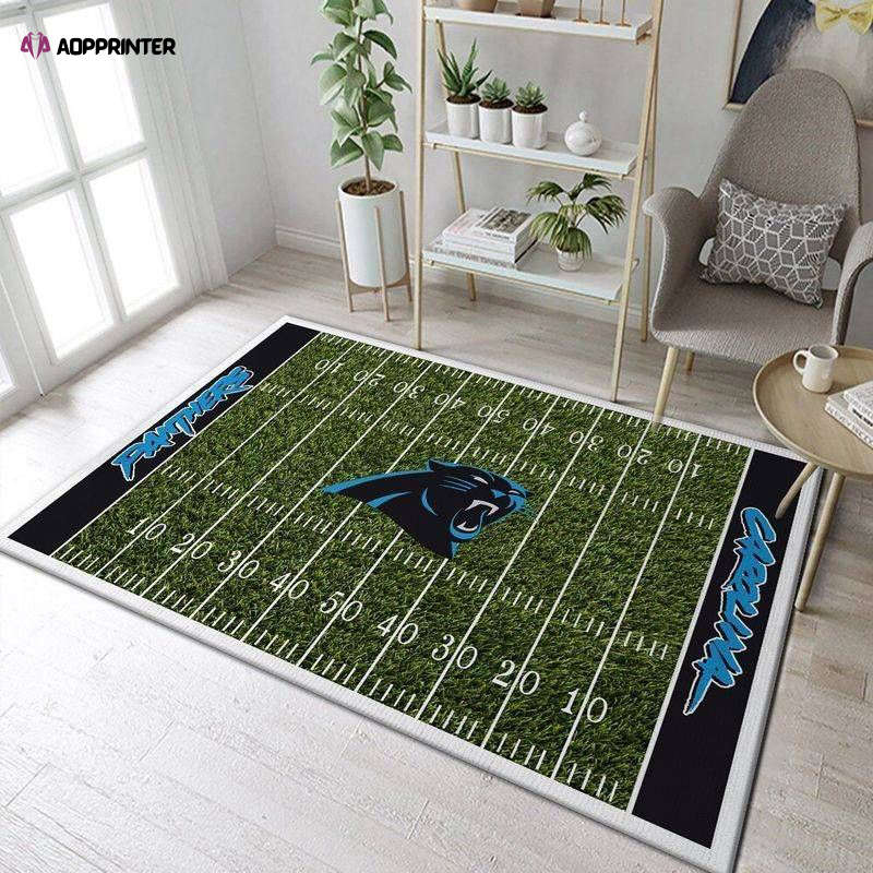 carolina panthers rug living room floor decor fan gifts 89