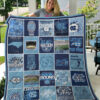 carolina tar heels 2 quilt blanket for fans home decor gift 2 1