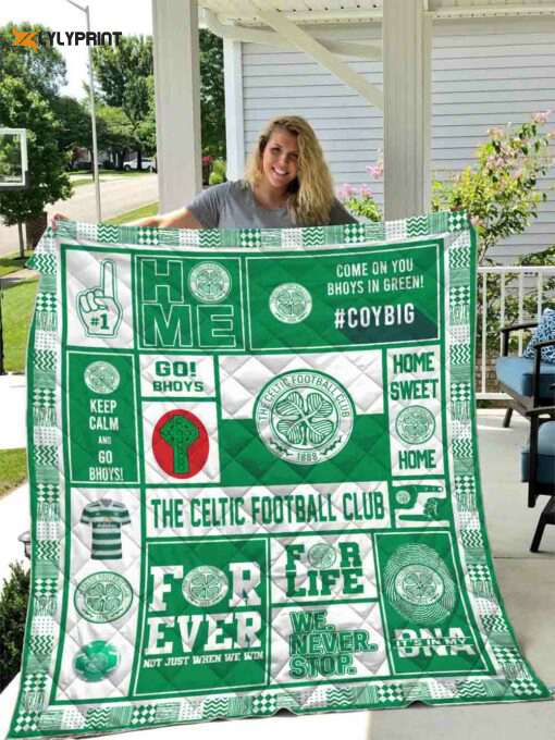 celtic fc quilt blanket 2