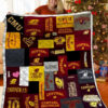 central michigan 2 quilt blanket for fans home decor gift 1