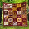 central michigan quilt blanket for fans home decor gift 1 500x435 1