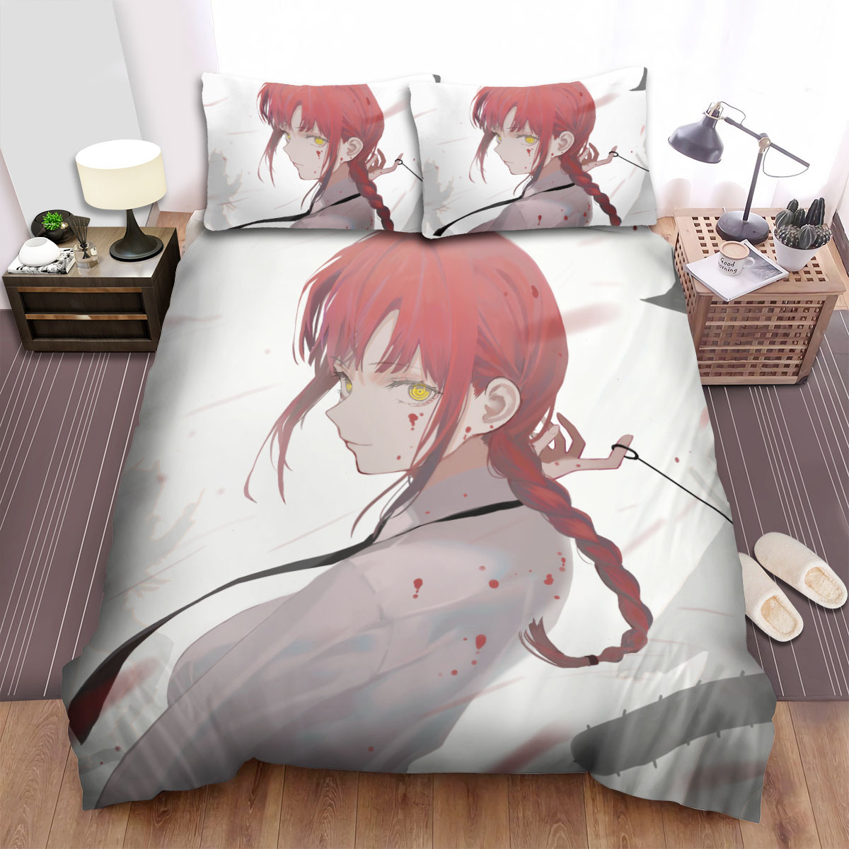 chainsaw man makima the control devil duvet cover bedroom sets comfortable bedding sets gr5kw