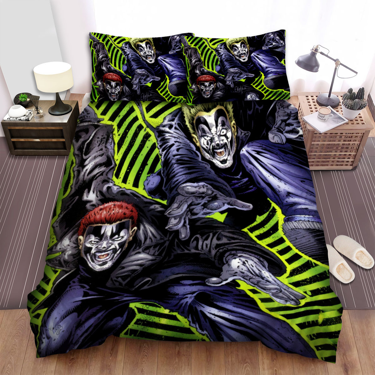 chaos comic book 5 insane clown posse bed sheets spread comforter duvet cover bedding sets mhzw1