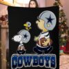 charlie brown snoopy and woodstock dallas cowboys blanket tza4f