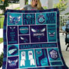 charlotte hornets 1 quilt blanket for fans home decor gift 1