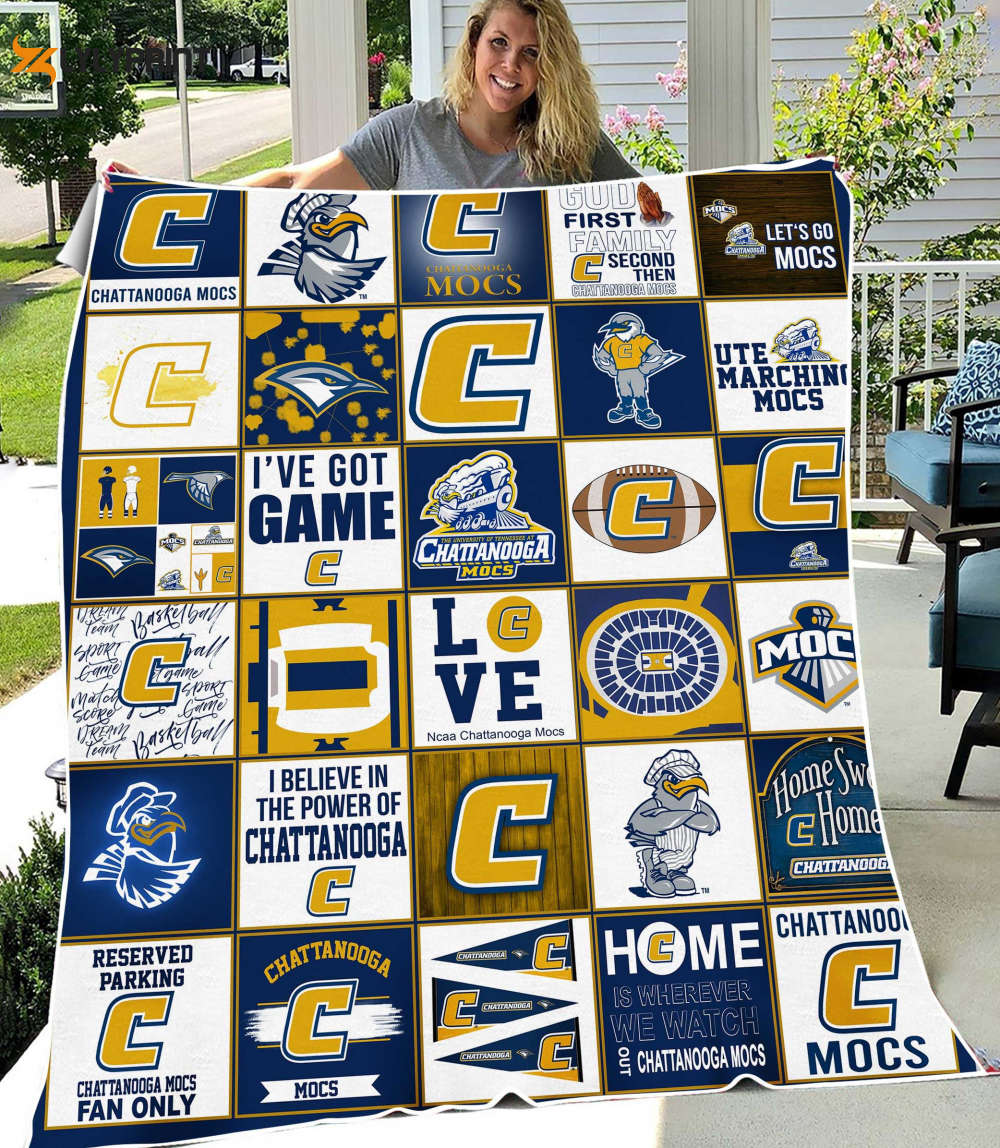 chattanooga mocs 1 quilt blanket for fans home decor gift 1