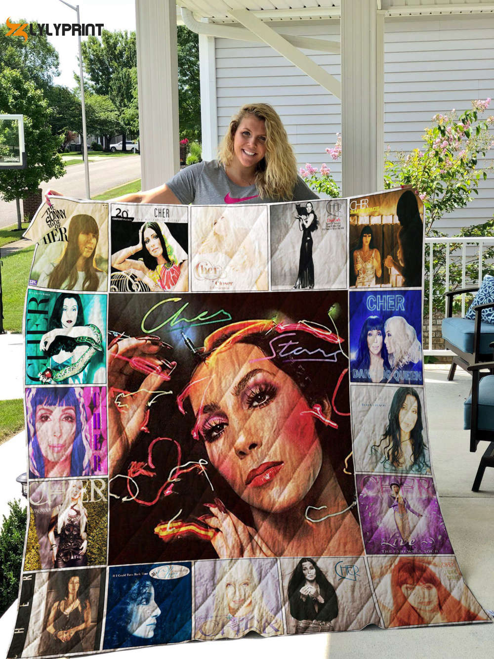 cher quilt blanket for fans home decor gift 2a