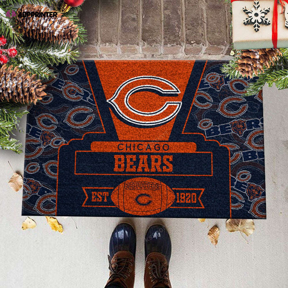 chicago bears doormat best gift for home decor 1 1