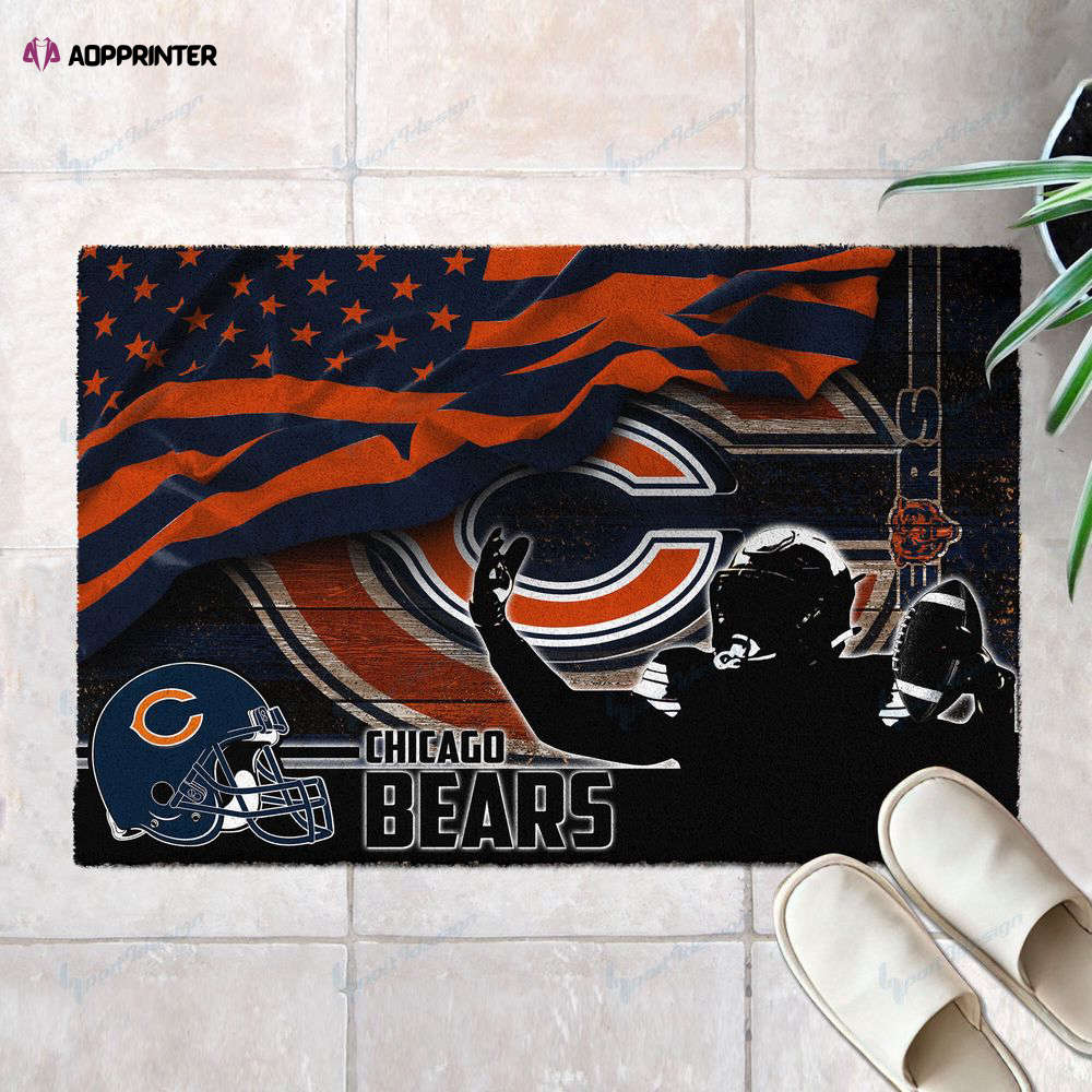 chicago bears doormat best gift for home decor 1 2