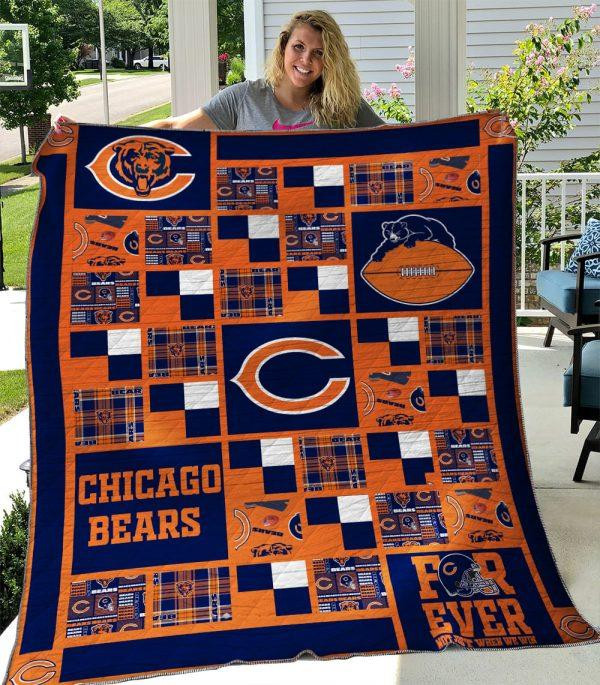 chicago bears premium quilt bg66 nbqdj