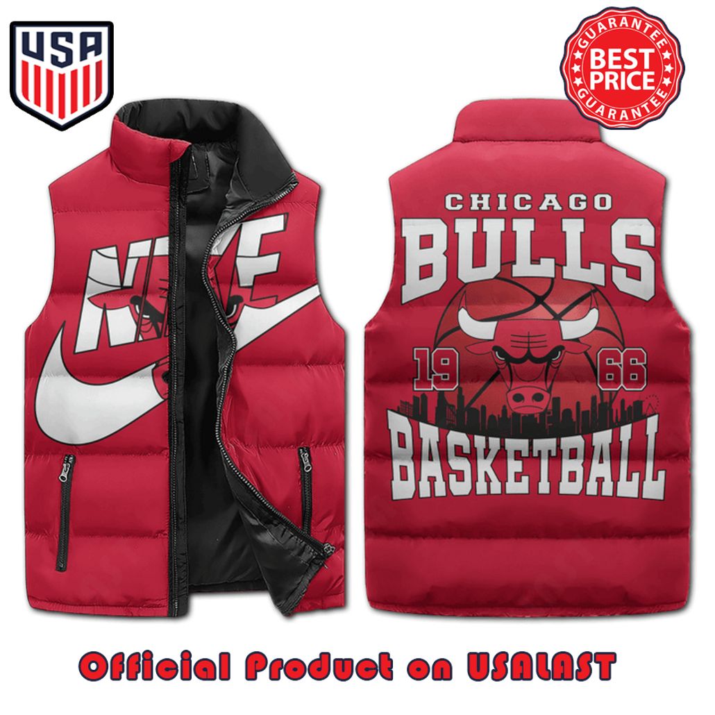 chicago bulls x nike basketball puffer sleeveless jacket 1 ZFDbp