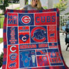 chicago cubs quilt blanket for fans home decor gift 1