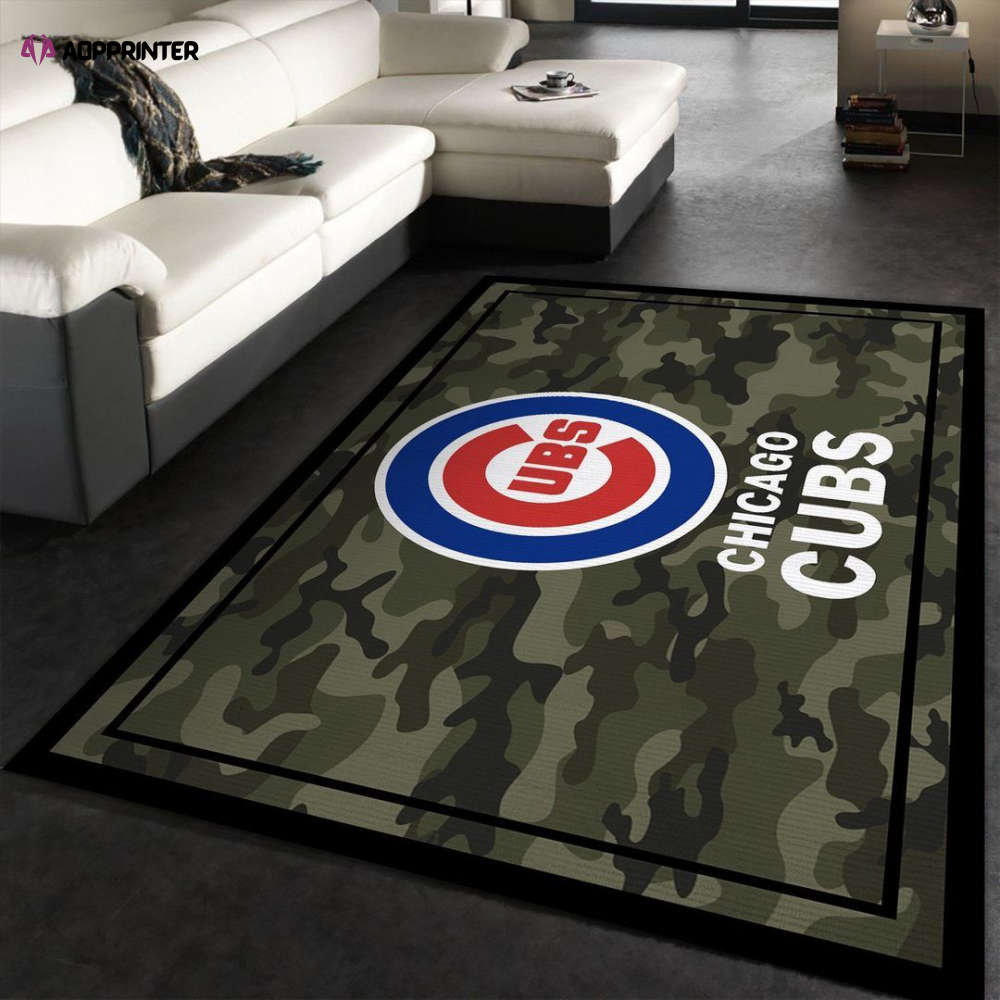 chicago cubs rug living room floor decor fan gifts 27