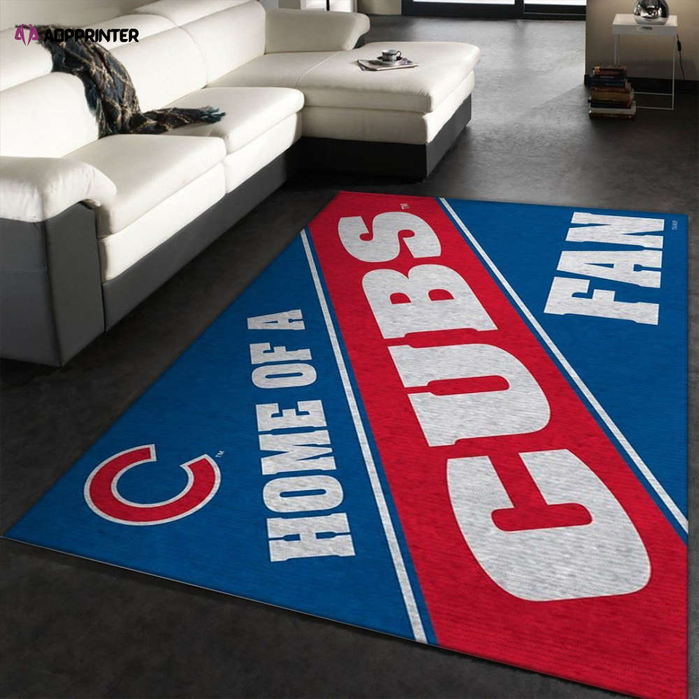 chicago cubs rug living room floor decor fan gifts 54