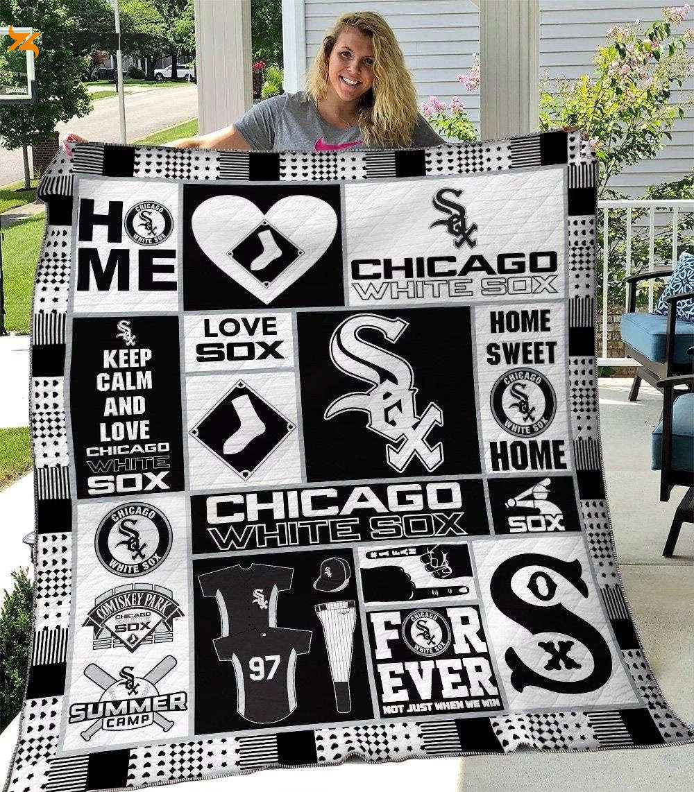 chicago white sox 1 quilt blanket for fans home decor gift 1