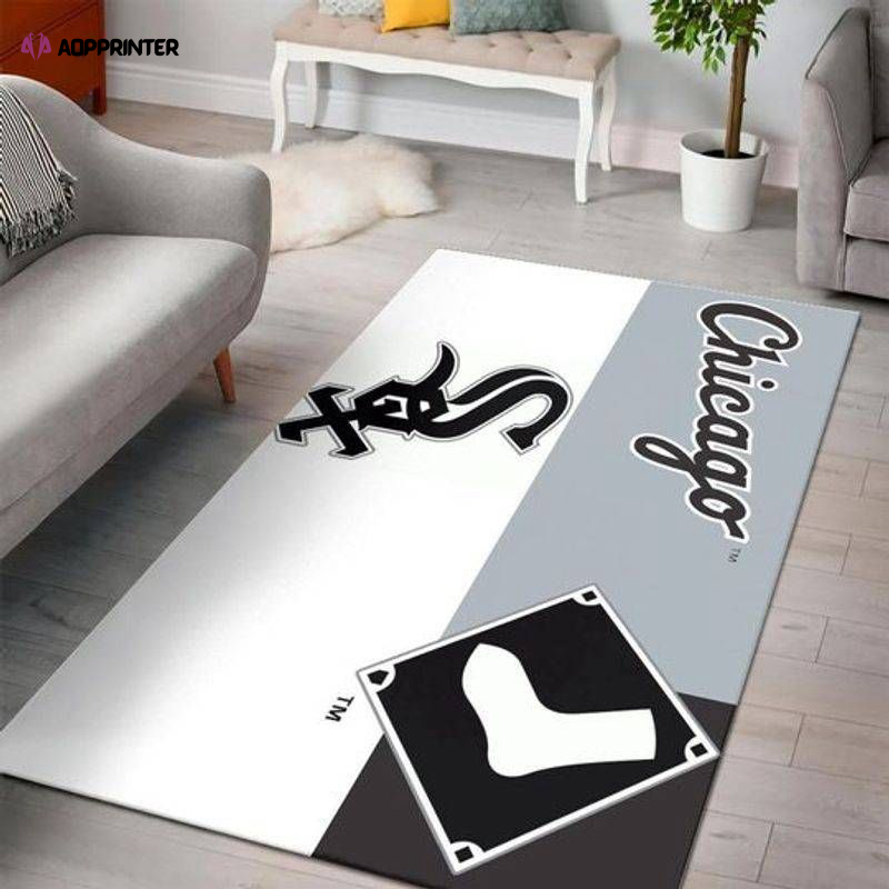 chicago white sox rug living room floor decor fan gifts