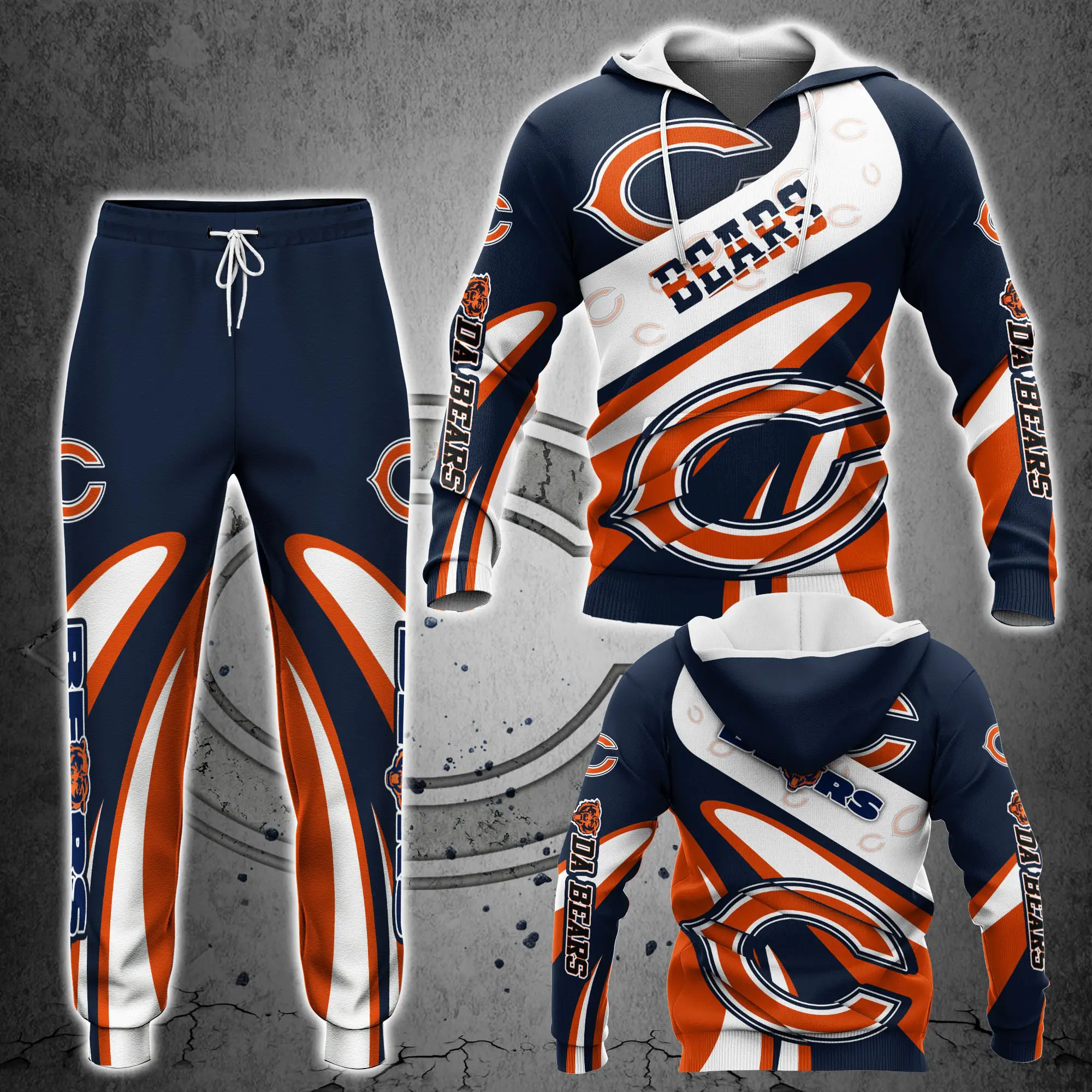 chicago bears nfl hoodie and joggers ideal gift for your loved ones na25231 acixawxkns