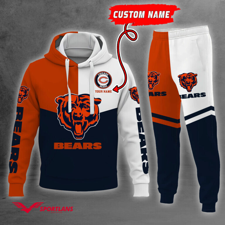 chicago bears nfl personalized combo hoodie and jogger tmhj11611008 ms8yzugavn