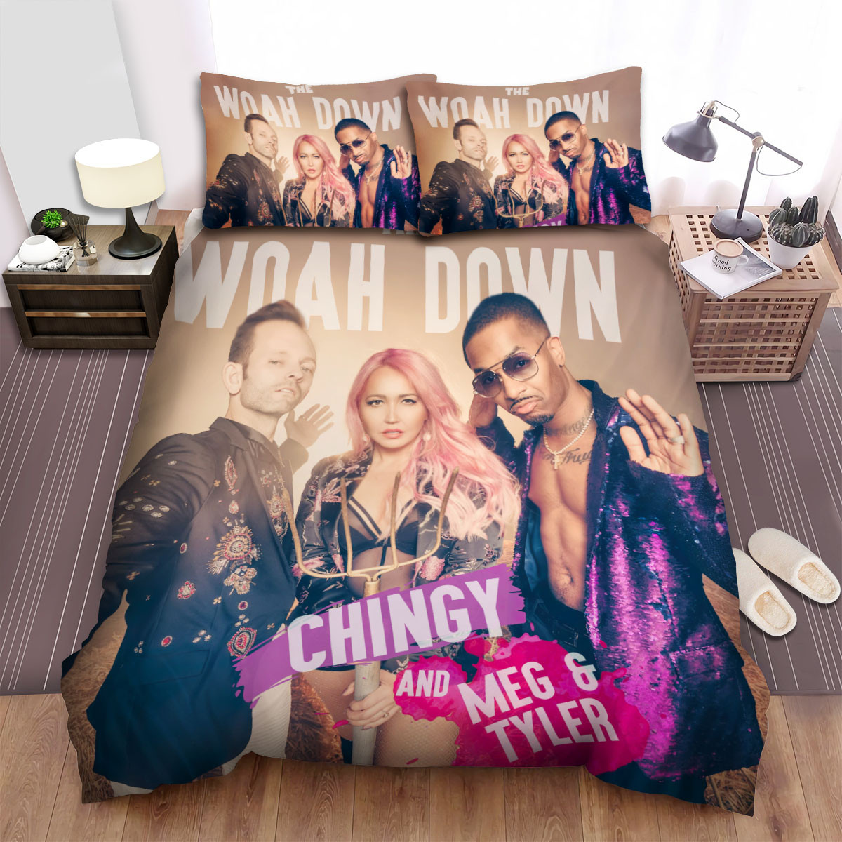 chingy the woah down bed sheets spread comforter duvet cover bedding sets owfds