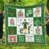 christmas elf quilt blanket funny xmas gift idea oo8vm