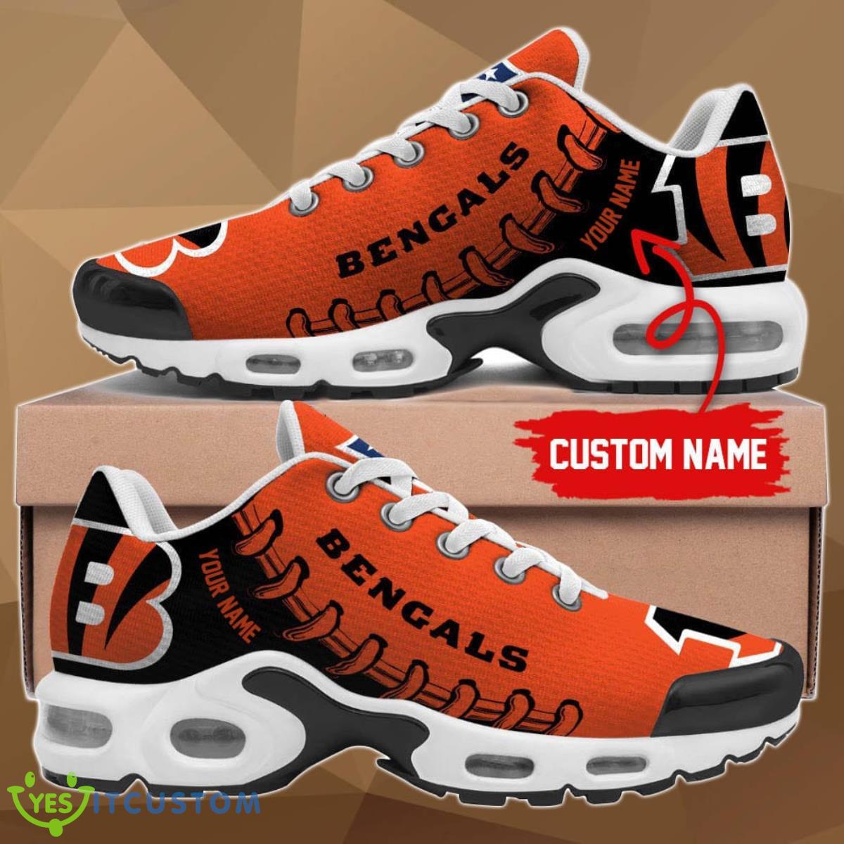 cincinnati bengals air cushion sports shoes custom name for fans