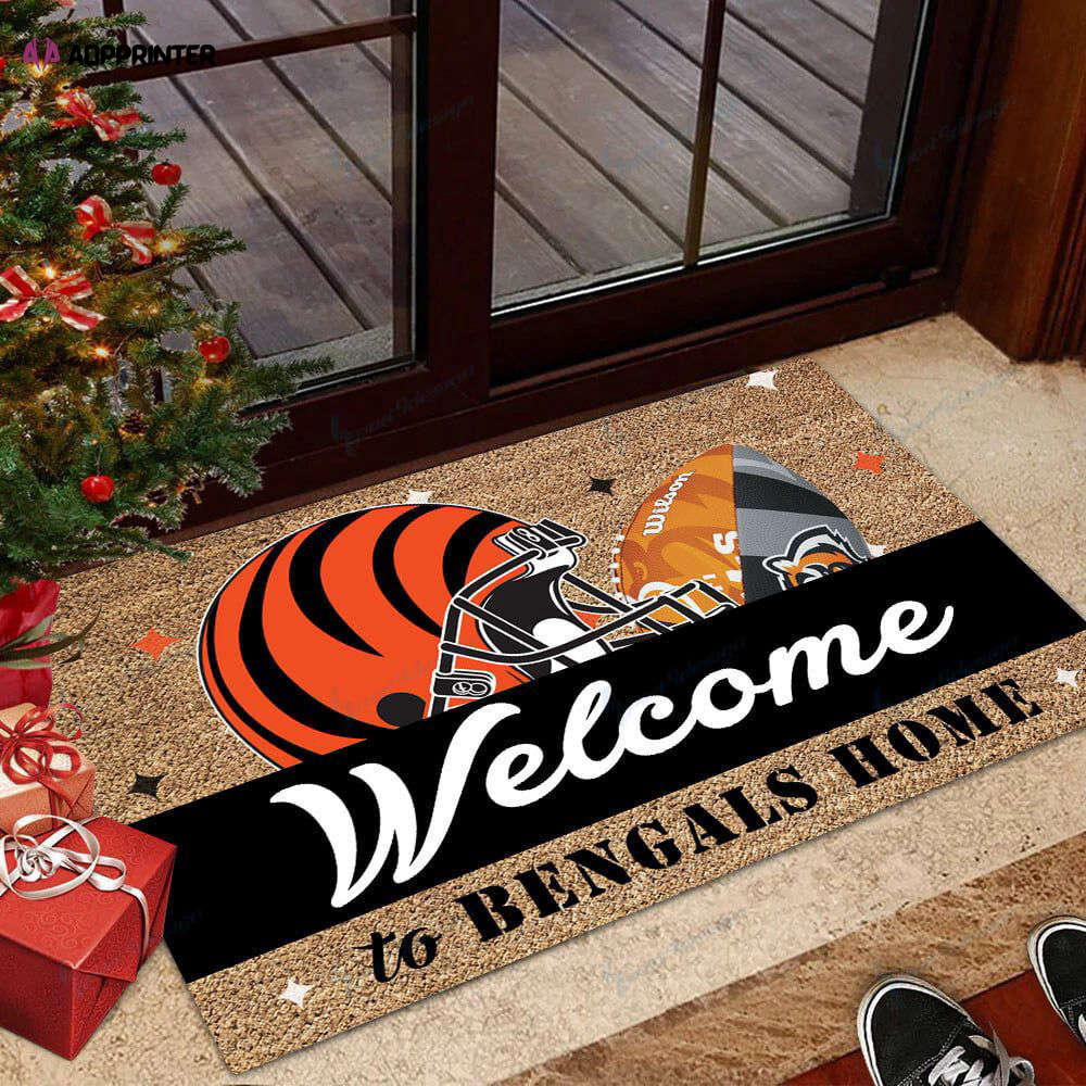 cincinnati bengals doormat best gift for home decor 1 1