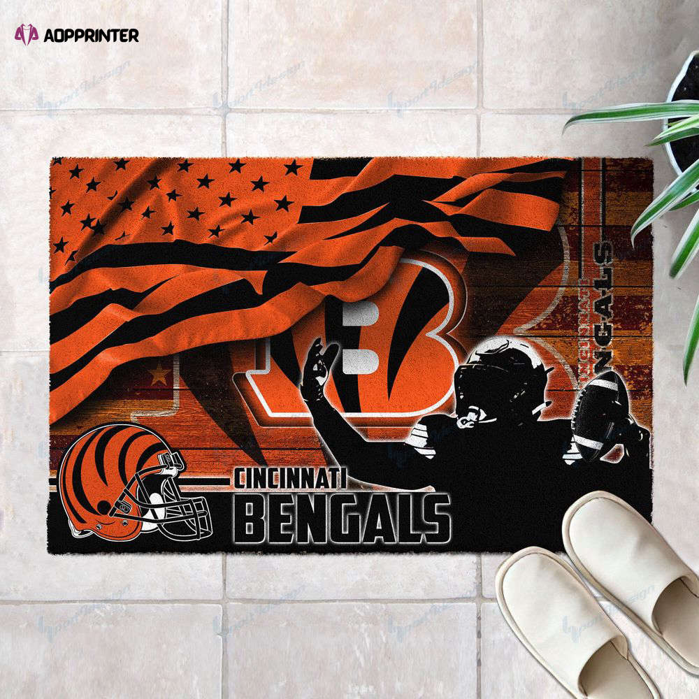 cincinnati bengals doormat best gift for home decor 1 2