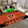 cincinnati bengals personalized premium rectangle rug 47 6cnh2