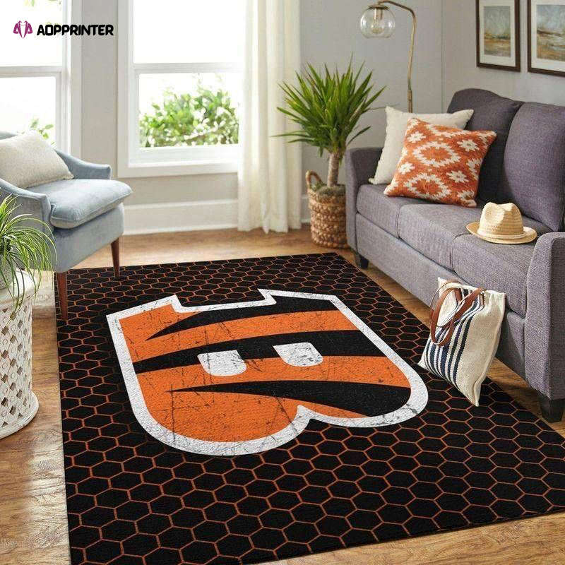 cincinnati bengals rug living room floor decor fan gifts 12